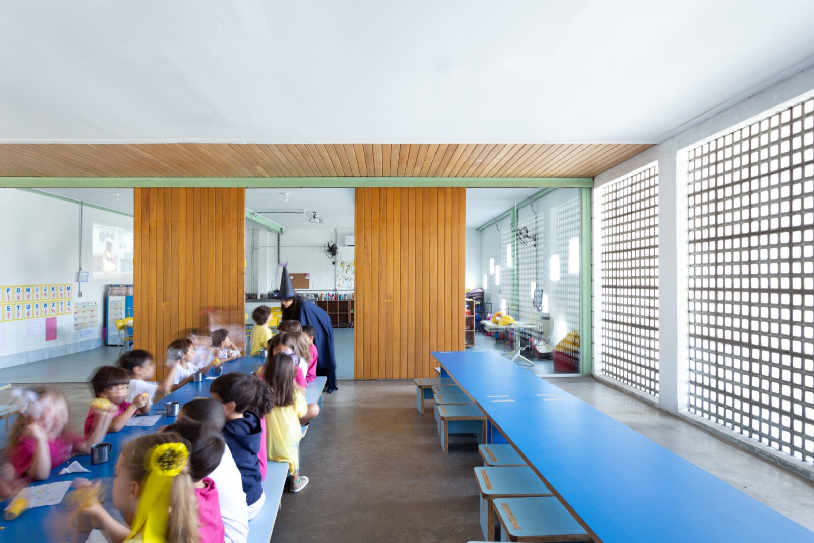 Escola infantil Arquitetura Escolar Casa Fundamental projeto arquitetônico Gabriel Castro reforma