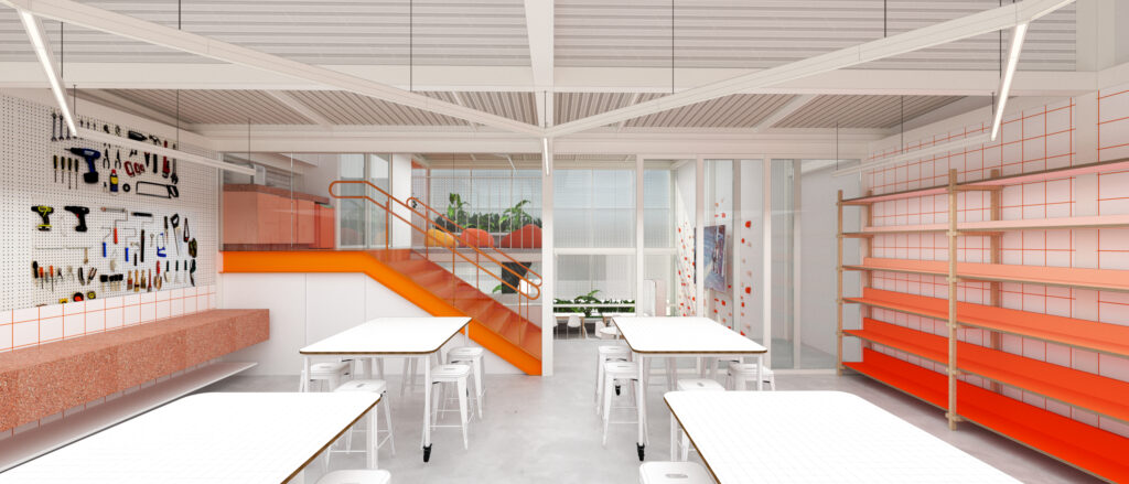 projeto reforma escola makerspace infantil belo horizonte Gabriel castro arquiteto mobio