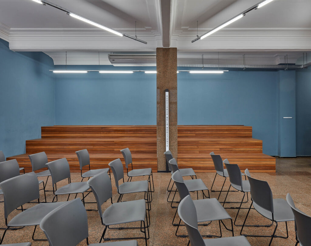 projeto de escritório sede belotur corporativo belo horizonte mobio gabriel castro arquitetura